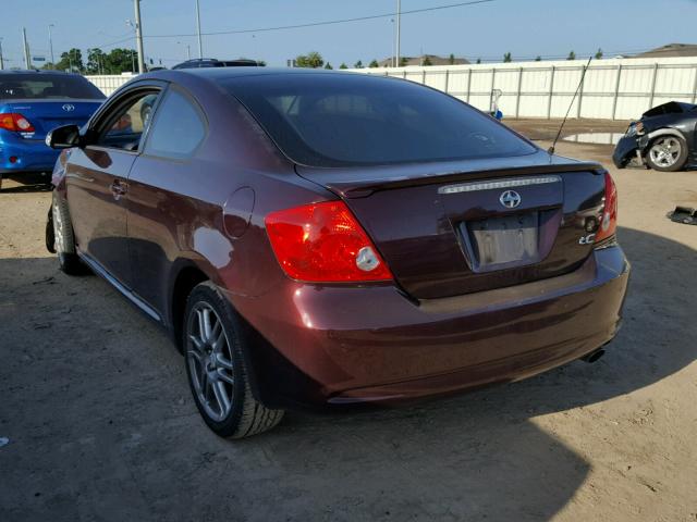 JTKDE177860072125 - 2006 TOYOTA SCION TC 勃艮第红 照片 3
