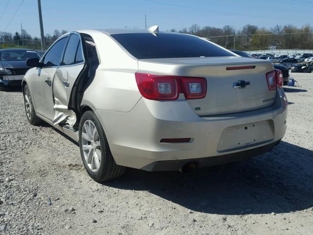 1G11E5SA1GF136968 - 2016 CHEVROLET MALIBU LIM BEIGE photo 3