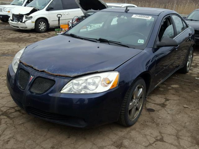 1G2ZH57NX84233536 - 2008 PONTIAC G6 GT BLUE photo 2