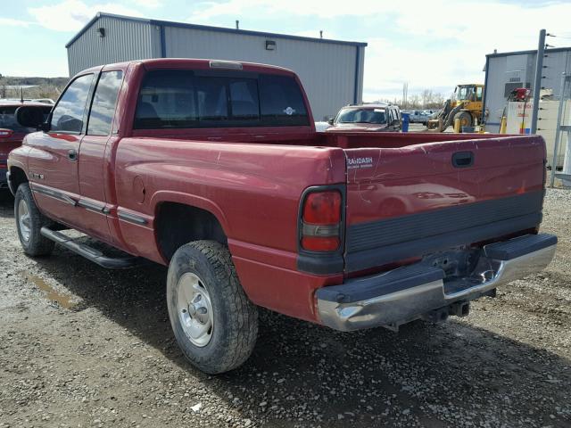 3B7HF13Z4WG155978 - 1998 DODGE RAM 1500 RED photo 3