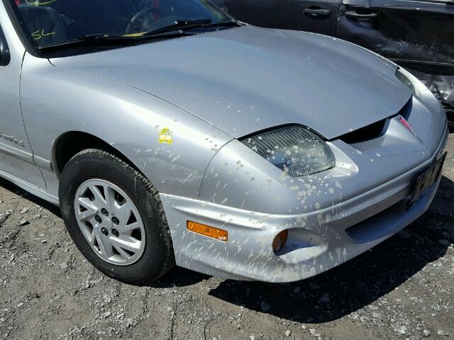 3G2JB52402S240354 - 2002 PONTIAC SUNFIRE SE SILVER photo 9