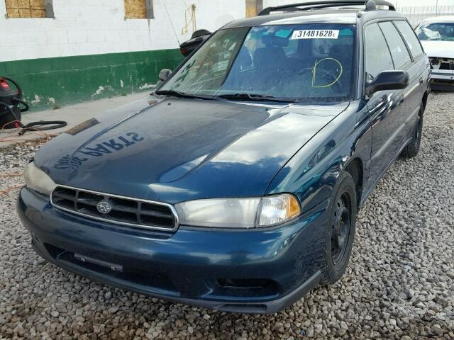 4S3BK4252W6317660 - 1998 SUBARU LEGACY BRI GREEN photo 2