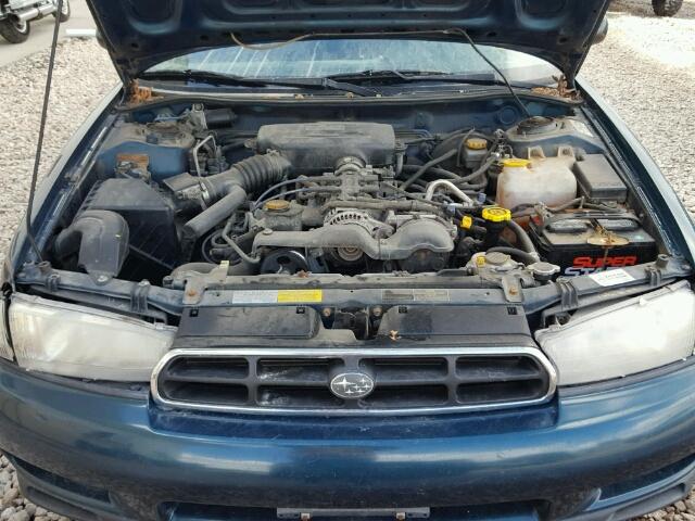 4S3BK4252W6317660 - 1998 SUBARU LEGACY BRI GREEN photo 7