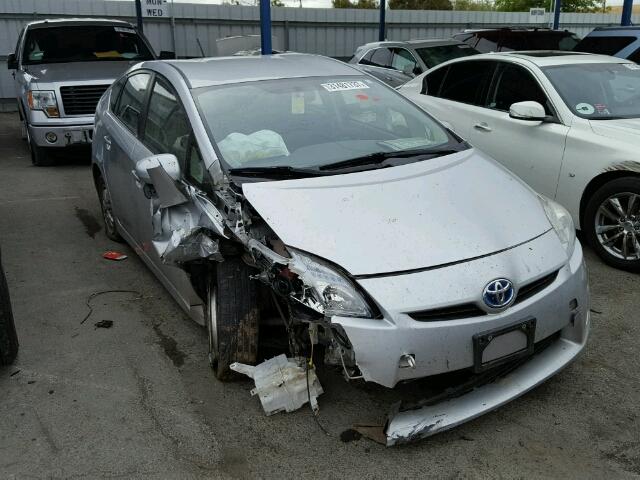 JTDKN3DU1B5242259 - 2011 TOYOTA PRIUS SILVER photo 1