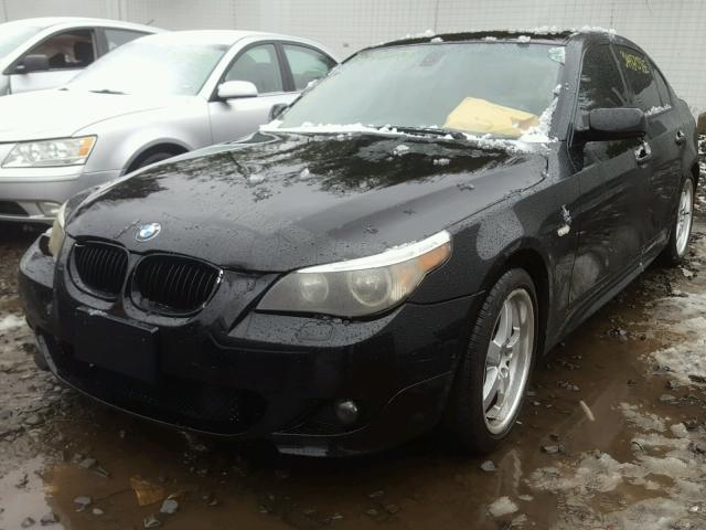 WBANF33596CS36681 - 2006 BMW 525 XI BLACK photo 2