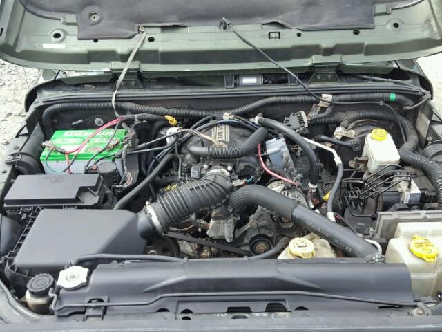 1J4GB59107L142207 - 2007 JEEP WRANGLER S 绿色 照片 7