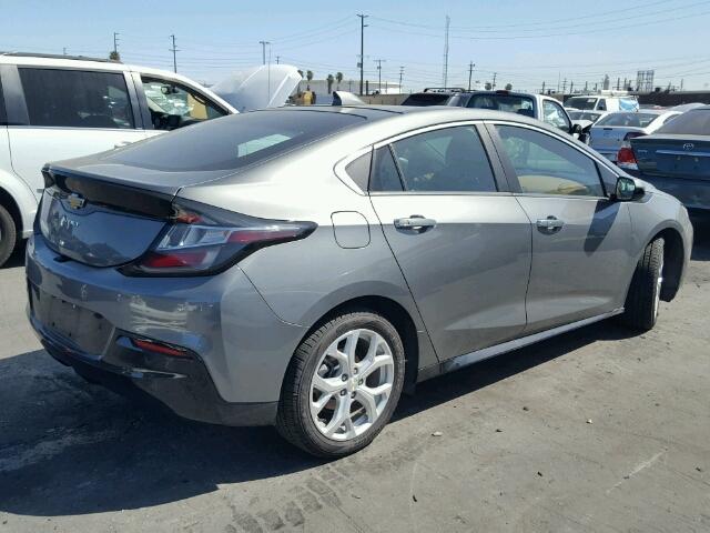 1G1RD6S57HU107907 - 2017 CHEVROLET VOLT PREMI GRAY photo 4