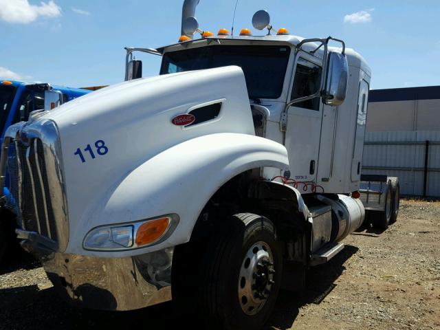 1XPHD49X3ED235148 - 2014 PETERBILT 386 WHITE photo 2