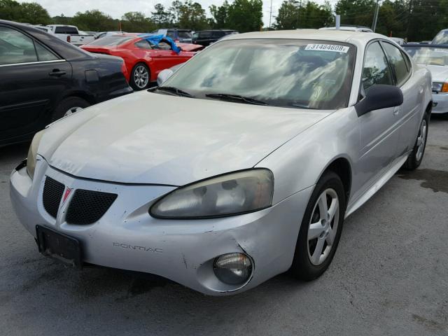2G2WP522851177168 - 2005 PONTIAC GRAND PRIX SILVER photo 2