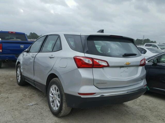 3GNAXHEV4JS536115 - 2018 CHEVROLET EQUINOX LS SILVER photo 3