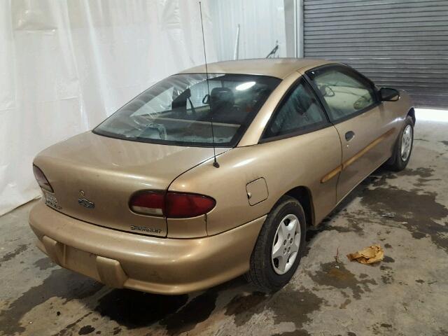 1G1JC1249W7112192 - 1998 CHEVROLET CAVALIER B GOLD photo 4