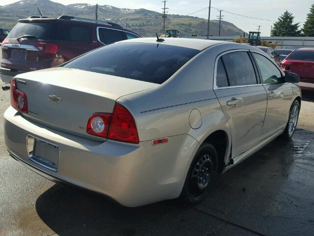 1G1ZG57B394203342 - 2009 CHEVROLET MALIBU LS 金色 照片 4