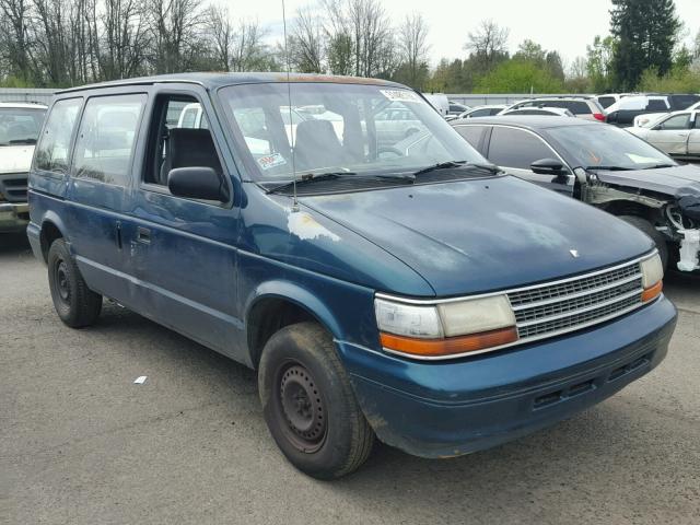 2P4GH2538RR719162 - 1994 PLYMOUTH VOYAGER GREEN photo 1