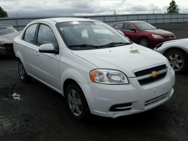 KL1TD5DE2AB047743 - 2010 CHEVROLET AVEO LS 白色 照片 1