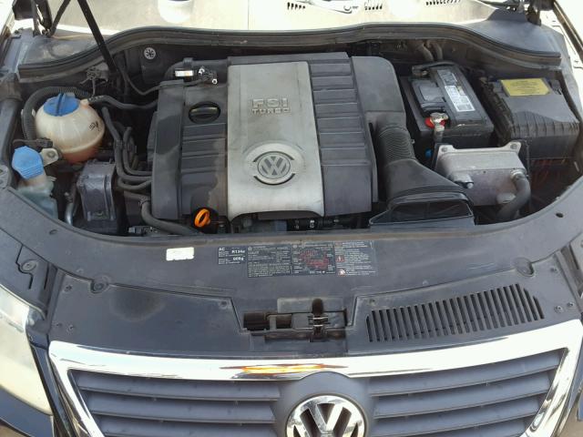 WVWJK73C77P004738 - 2007 VOLKSWAGEN PASSAT BLACK photo 7