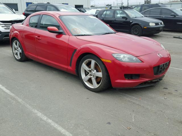 JM1FE173840122015 - 2004 MAZDA RX8 RED photo 1