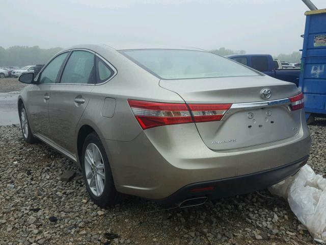 4T1BK1EB0EU129645 - 2014 TOYOTA AVALON BAS BEIGE photo 3