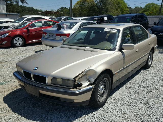 WBAGJ8328VDM02398 - 1997 BMW 740 IL GOLD photo 2