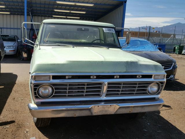 F25HKR69805 - 1973 FORD F 250 GREEN photo 9