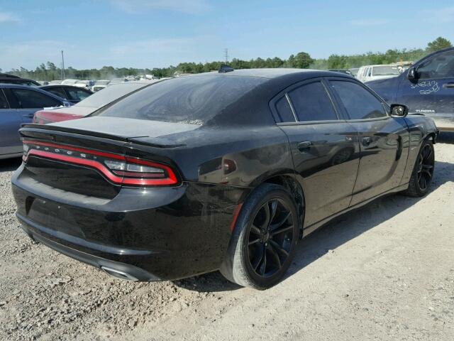 2C3CDXCT0FH827229 - 2015 DODGE CHARGER R/ BLACK photo 4