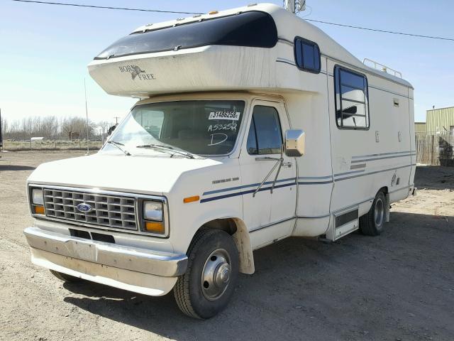 1FDKE30L6HHA53252 - 1987 FORD ECONOLINE WHITE photo 2