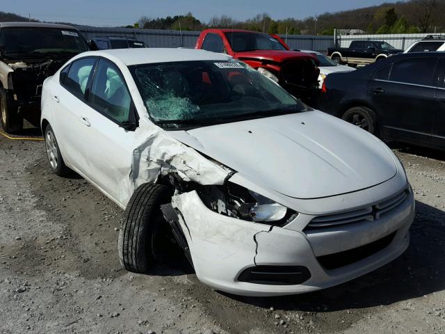 1C3CDFAA1GD750607 - 2016 DODGE DART SE WHITE photo 1