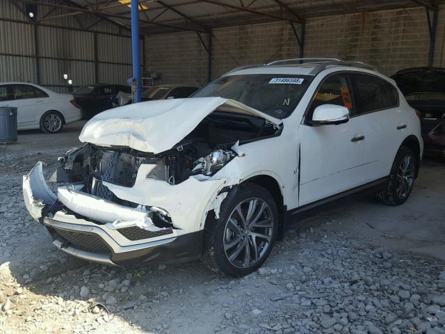 JN1BJ0RP3HM387219 - 2017 INFINITI QX50 WHITE photo 2