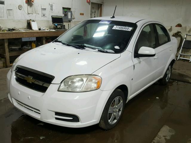 KL1TD56E39B609903 - 2009 CHEVROLET AVEO LS 白色 照片 2
