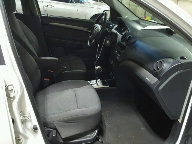 KL1TD56E39B609903 - 2009 CHEVROLET AVEO LS 白色 照片 5
