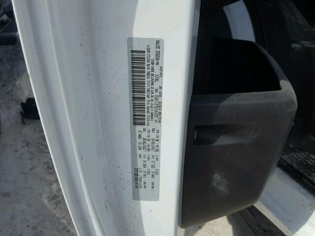 3C6TRVCG6JE112553 - 2018 RAM PROMASTER WHITE photo 10