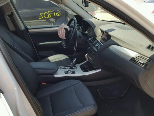 5UXWX5C53CL723076 - 2012 BMW X3 XDRIVE2 Biały zdjęcie 5