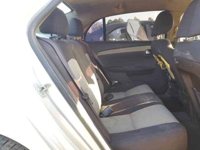 1G1ZC5E02AF255325 - 2010 CHEVROLET MALIBU 1LT TAN photo 6