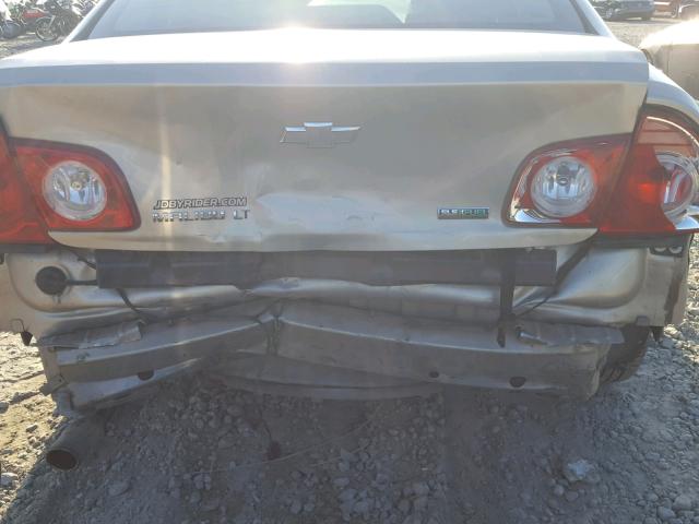 1G1ZC5E02AF255325 - 2010 CHEVROLET MALIBU 1LT TAN photo 9
