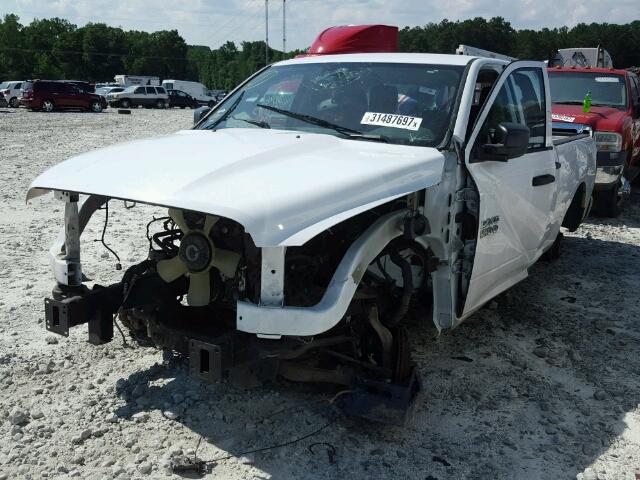 1C6RR6FT4ES278596 - 2014 RAM 1500 ST WHITE photo 2