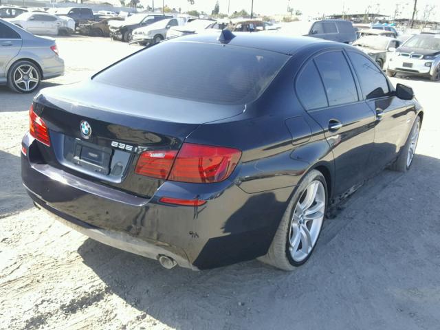 WBA5B1C57ED478412 - 2014 BMW 535 I BLUE photo 4