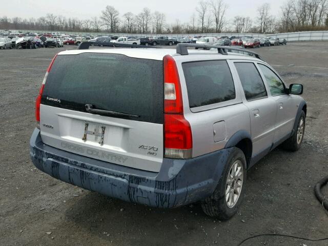 YV1SZ59H741127133 - 2004 VOLVO XC70 SILVER photo 4