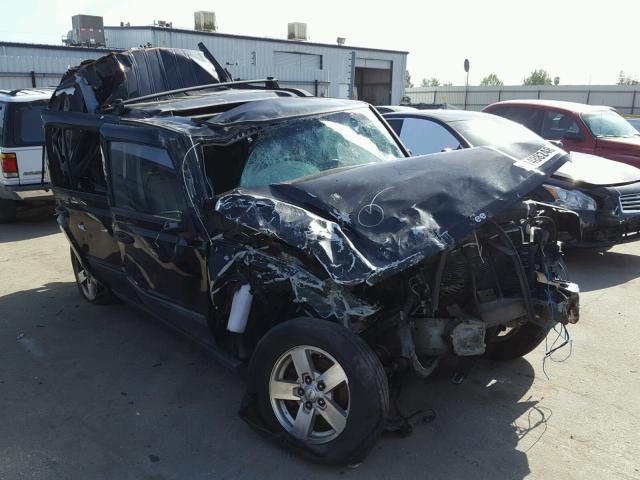 1J8HH48N86C253814 - 2006 JEEP COMMANDER BLACK photo 1