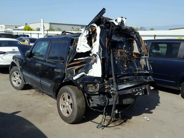 1J8HH48N86C253814 - 2006 JEEP COMMANDER BLACK photo 3