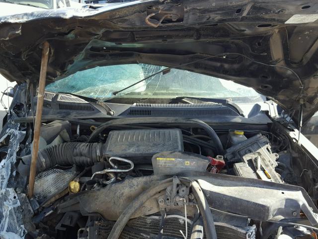 1J8HH48N86C253814 - 2006 JEEP COMMANDER BLACK photo 7