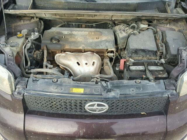 JTLKE50E281055157 - 2008 TOYOTA SCION XB Bordo foto 7