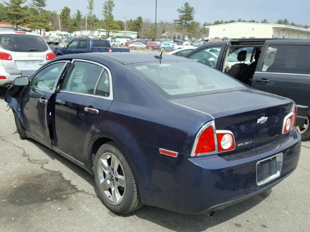 1G1ZC5EB7AF132511 - 2010 CHEVROLET MALIBU 1LT BLUE photo 3