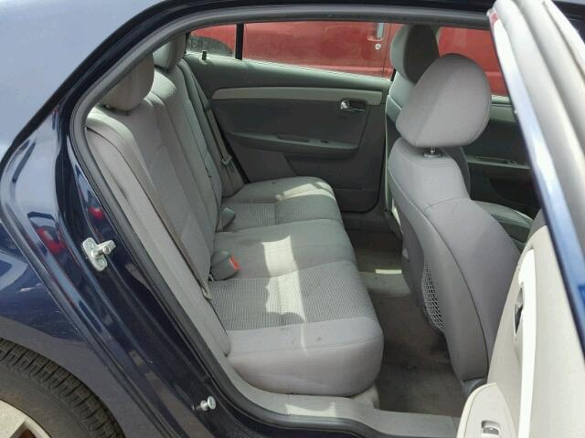 1G1ZC5EB7AF132511 - 2010 CHEVROLET MALIBU 1LT BLUE photo 6