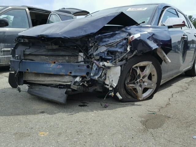 1G1ZC5EB7AF132511 - 2010 CHEVROLET MALIBU 1LT BLUE photo 9