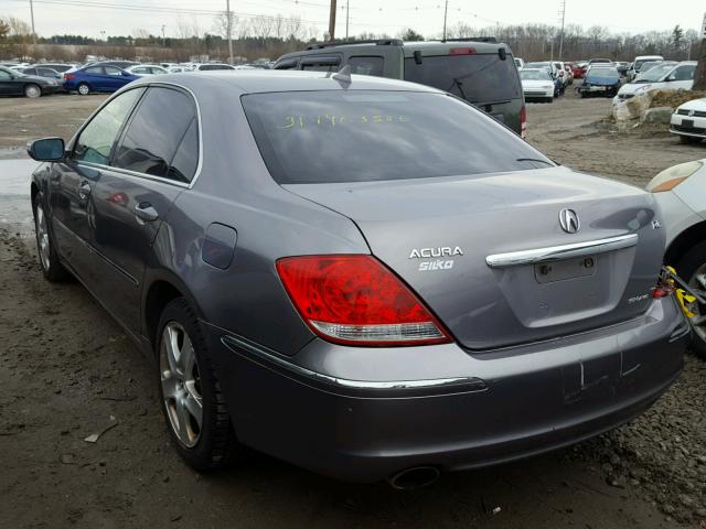 JH4KB16545C017285 - 2005 ACURA RL Boz foto 3