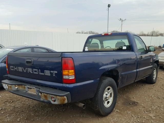 1GCEC14W92Z141908 - 2002 CHEVROLET SILVERADO BLUE photo 4