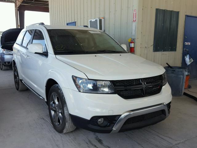 3C4PDCGB6HT676169 - 2017 DODGE JOURNEY CR WHITE photo 1