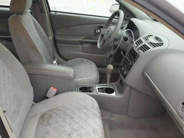 1G1ZT62825F290016 - 2005 CHEVROLET MALIBU MAX SILVER photo 5