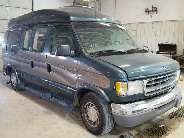 1FDEE14L8VHA46147 - 1997 FORD ECONOLINE GREEN photo 1