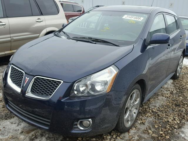 5Y2SP67089Z435547 - 2009 PONTIAC VIBE BLUE photo 2