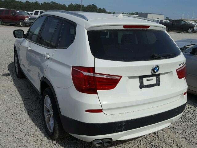 5UXWX7C54E0E78856 - 2014 BMW X3 XDRIVE3 WHITE photo 3